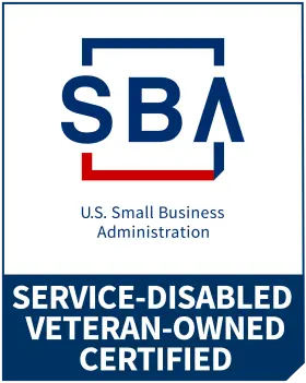 Service-Disabled Veteran-Owned certification badge